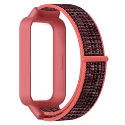 Nylon Loop Strap+Case for Xiaomi Smart Band 9 8 Active Accessories Sport Bracelet +Protective Bumper Shell Correa Redmi Band 3 2