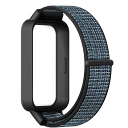 Nylon Loop Strap+Case for Xiaomi Smart Band 9 8 Active Accessories Sport Bracelet +Protective Bumper Shell Correa Redmi Band 3 2