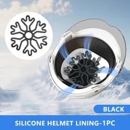 Motorcycle Helmet Liner Flexible Rubber Helmet Inner Pad Helmet Lining Protective Pad Motorcycle Helmet Liner Snowflake Appearan