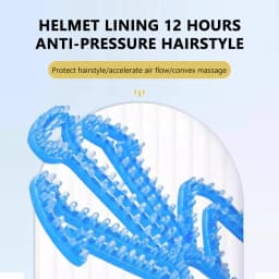Motorcycle Helmet Liner Flexible Rubber Helmet Inner Pad Helmet Lining Protective Pad Motorcycle Helmet Liner Snowflake Appearan