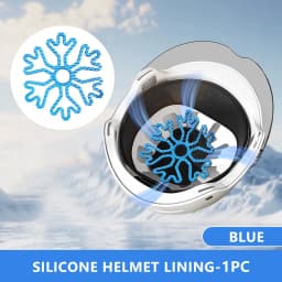 Motorcycle Helmet Liner Flexible Rubber Helmet Inner Pad Helmet Lining Protective Pad Motorcycle Helmet Liner Snowflake Appearan