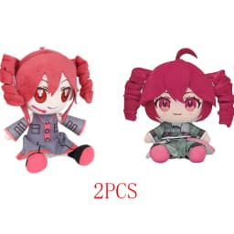Cute Kasane Teto Plush Toy Soft Doll Stuffed Plushies Figure Anime Cosplay Cartoon Birthday Present Christmas Gift for Fans Girl