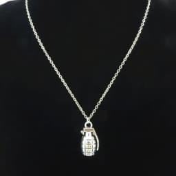 1Pc Vintage Steampunk Grenade Pendant Women Necklaces Making Trendy Hip-hop Men Grunge Rock Daily Wear Collares Jewelry Bijoux