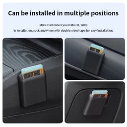 Multifunction Car Organizer Auto Seat Crevice Card Ticket Storage Box Bracket Stand Universal Car Accessories Interior Storage