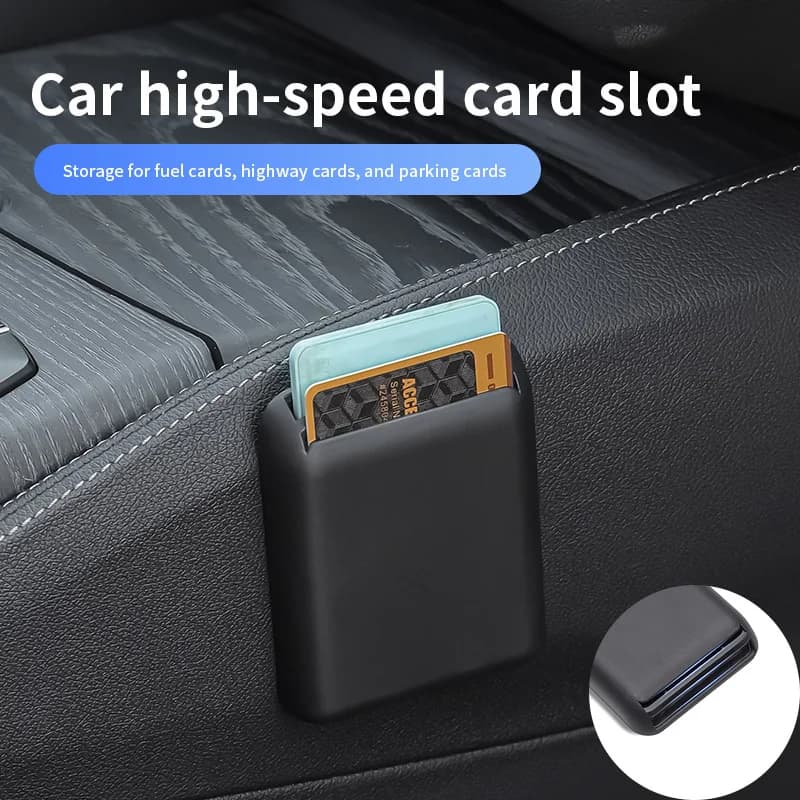 Multifunction Car Organizer Auto Seat Crevice Card Ticket Storage Box Bracket Stand Universal Car Accessories Interior Storage