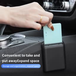 Multifunction Car Organizer Auto Seat Crevice Card Ticket Storage Box Bracket Stand Universal Car Accessories Interior Storage
