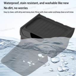 For Tesla New ModelY Standard2025 TPE Under Central Control Storage Box Flip Cover design Tissue Box Storage interior Accessorie