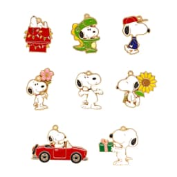 10/20Pcs Enamel Dog Handmade DIY Keychain Accessories for Jewelry Making RedHouse, Fashion Style Jewelry Findings
