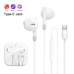Type C Wired Headphones For Xiaomi 17 15 14 13 12 11 Pro Ultra Lite 3.5MM Earphone For POCO Huawei Samsung Earbuds Accessories