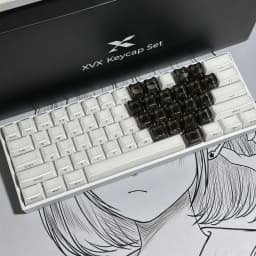 20pcs 1U Keycaps with Unique Cats Head MAO Transparent Keycap Comfort Typing PBT No Engraved Keycap DIY Keyboards For Aula Ajazz