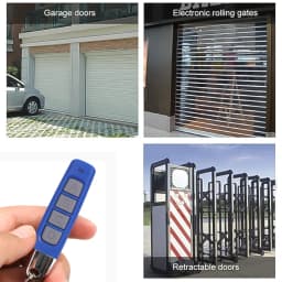 433MHz Universal Remote Control Door 4-key Copy Code Garage Cloning Electric Gate Remote Controller Duplicator Fob