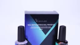 VENALISA Nail Dehydrator & Acid-Free Primer Kit 15ml – Anti-Lifting Quick Dry for UV LED Gel Polish Acrylic Nail Prep DIY Salon
