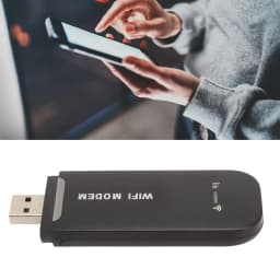 4G LTE Router 4G WiFi Router Black Up to 10 Users Stable Easy Connection USB Plug and Play for Hotspot Micro SIM Card Phone PC