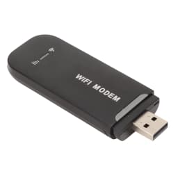 4G LTE Router 4G WiFi Router Black Up to 10 Users Stable Easy Connection USB Plug and Play for Hotspot Micro SIM Card Phone PC