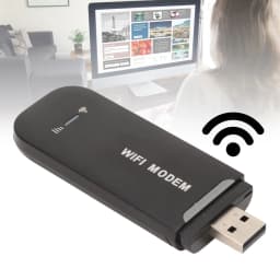 4G LTE Router 4G WiFi Router Black Up to 10 Users Stable Easy Connection USB Plug and Play for Hotspot Micro SIM Card Phone PC