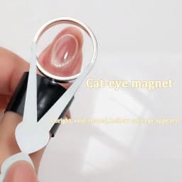 Hollow Cat Eye Nail Magnet for Gel Polish 3D Design Black Hole Nail Art Strong Magnetic Ring For Home Salon DIY Magnetic Tool