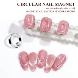 Hollow Cat Eye Nail Magnet for Gel Polish 3D Design Black Hole Nail Art Strong Magnetic Ring For Home Salon DIY Magnetic Tool