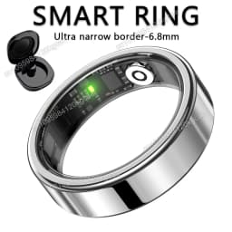 R10 Smart Ring with Charging Case for Men Women, Health and Sleep Monitor, 5ATM Waterproof, Multi-sport Mode, Smartring 2026 New