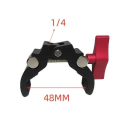 Camera Metal Super Clamp with Double Ball Head Magic Arm for DSLR Monitor Light Mic Gopro Phone Mount Photography Accessories