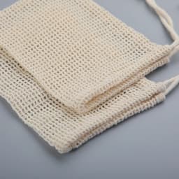 3pcs Natural Cotton Soap Saver Bag Eco-friendly Handmade Lathering Cotton Mesh Soap Pouch For Body Cleansing Skincare