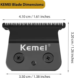 Kemei Original Replacement Blade for Kemei KM-2299 Clipper Professional Hair Trimmer Cutting Knife Head Parts Accessories