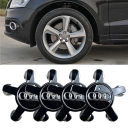 4Pcs/set135MM 8R0601165 4F0601165N For Audi A3 A4 A5 A6 A7 A8 S4 S6 Q3 Q5 Q7 TT B5 B6 Car Wheel Center Cap Hub Covers Badge