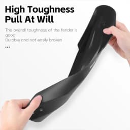 WEST BIKING Widen Thicken Mountain Bike Fenders Metal Fixed Frame Bicycle Fenders High Toughness Scientific Arc MTB Bike Fenders