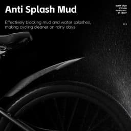 WEST BIKING Widen Thicken Mountain Bike Fenders Metal Fixed Frame Bicycle Fenders High Toughness Scientific Arc MTB Bike Fenders