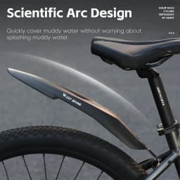 WEST BIKING Widen Thicken Mountain Bike Fenders Metal Fixed Frame Bicycle Fenders High Toughness Scientific Arc MTB Bike Fenders