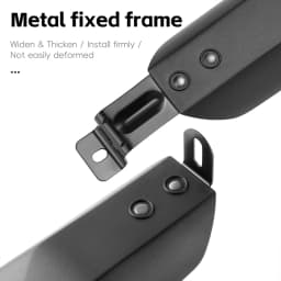 WEST BIKING Widen Thicken Mountain Bike Fenders Metal Fixed Frame Bicycle Fenders High Toughness Scientific Arc MTB Bike Fenders