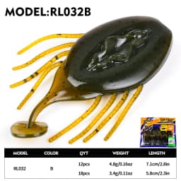 Sunlure Tadpole Shaped Tentacle Flat Tail Soft Bait 12/18pcs Artificial Silicone Wobblers Swimbaits 6-color Bass Fishing Lures
