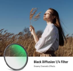 Black Mist 1/4 Black Soft Camera Lens Filters 49 52 55 58 62mm 67mm 72mm 77mm 82mm for Canon Nikon Sony Camera Lenses