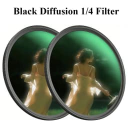 Black Mist 1/4 Black Soft Camera Lens Filters 49 52 55 58 62mm 67mm 72mm 77mm 82mm for Canon Nikon Sony Camera Lenses