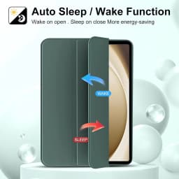 For Samsung Galaxy Tab A11 Plus 11'' 2025 SM-X230 X236 X226B Tri-fold Flip Case Magnetic Stand PU Leather Protective Cover
