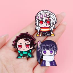 12pcs Anime Boys Girls Enamel Pin Cartoon Brooch For Coat Women's Brooches Fashion Lapel Badges Jewelry Gift for Friends