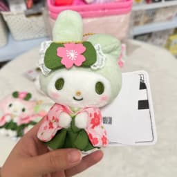 Cartoon matcha My Sweet Piano Melody Hangyodon plush toy keychain kawaii Black Kimono Hello Kitty Soft Plushie Doll bag charm