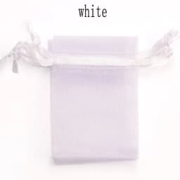 100pcs/lot Organza Bag 5*7cm,7*9cm,9x12cm Christmas Wedding Drawstring Bag Candy Bags Gift Pouches Jewelry Packaging Display