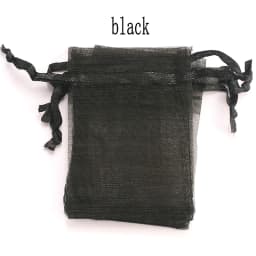 100pcs/lot Organza Bag 5*7cm,7*9cm,9x12cm Christmas Wedding Drawstring Bag Candy Bags Gift Pouches Jewelry Packaging Display