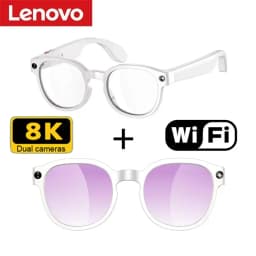 Lenovo NEW 8K 1200MP HD Camera Smart Glasses New AI Translation Shooting Image Bluetooth Call Recording Music Smart Sunglasses