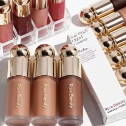 Rare Beauty Original 3D Face Contour Liquid Bronzer Shade Smooth Highlighter Mirror Lasting Natural Waterproof Brighten Makeup