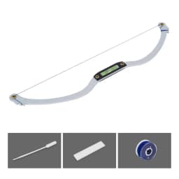 Microblading Permanent Makeup Bow and Arrow Line Ruler Black Measuring Brow String Pre Inked Tattoo PMU for Eyebrow Mapping
