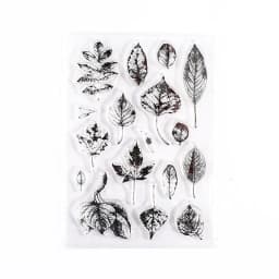 JIANWU Minimalist Black White Transparent Stamp Creative Retro Scrapbooking Journal Decoration Silicone Seal Stationery Supplies