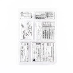 JIANWU Minimalist Black White Transparent Stamp Creative Retro Scrapbooking Journal Decoration Silicone Seal Stationery Supplies