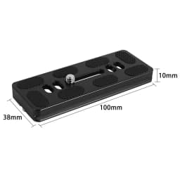 BEXIN Universal Aluminum Alloy Quick Release Plate Tripod Mount Adapter with 1/4 Screw for Benro Arca Swiss Ball Head and Camera
