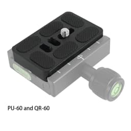 BEXIN Universal Aluminum Alloy Quick Release Plate Tripod Mount Adapter with 1/4 Screw for Benro Arca Swiss Ball Head and Camera