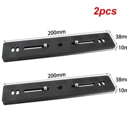 BEXIN Universal Aluminum Alloy Quick Release Plate Tripod Mount Adapter with 1/4 Screw for Benro Arca Swiss Ball Head and Camera