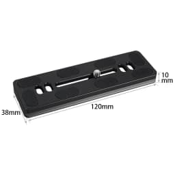 BEXIN Universal Aluminum Alloy Quick Release Plate Tripod Mount Adapter with 1/4 Screw for Benro Arca Swiss Ball Head and Camera