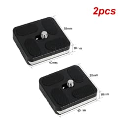 BEXIN Universal Aluminum Alloy Quick Release Plate Tripod Mount Adapter with 1/4 Screw for Benro Arca Swiss Ball Head and Camera