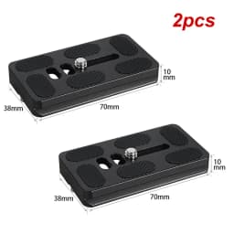 BEXIN Universal Aluminum Alloy Quick Release Plate Tripod Mount Adapter with 1/4 Screw for Benro Arca Swiss Ball Head and Camera