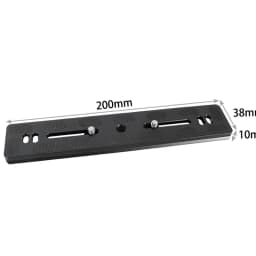 BEXIN Universal Aluminum Alloy Quick Release Plate Tripod Mount Adapter with 1/4 Screw for Benro Arca Swiss Ball Head and Camera